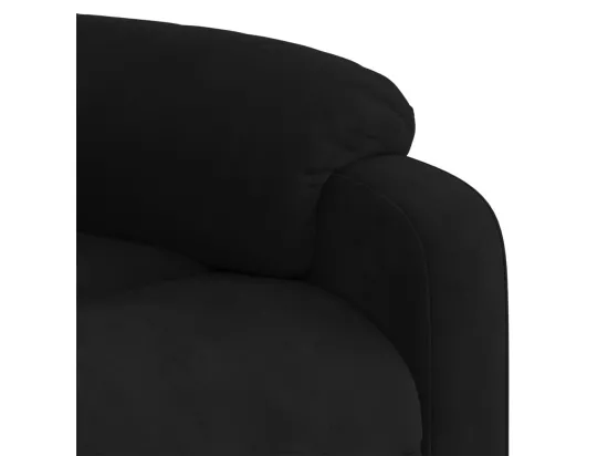 Fauteuil inclinable noir velours