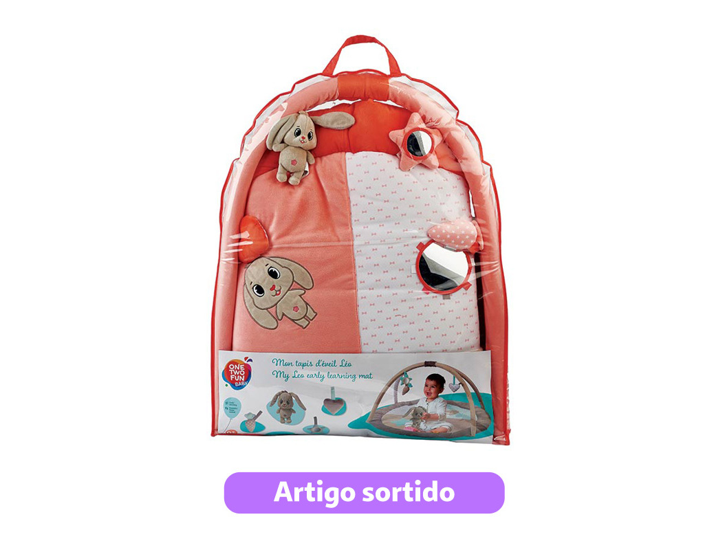 TAPETE DE ATIVIDADES ONE TWO FUN 95CM MODELOS SORTIDOS
