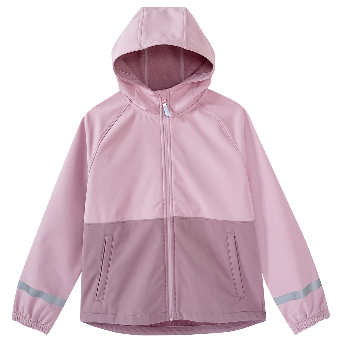 Yigga Mädchen Softshelljacke mit Kapuze rosa