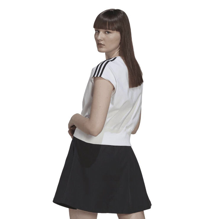 adidas WAIST CINCH TEE Hvid