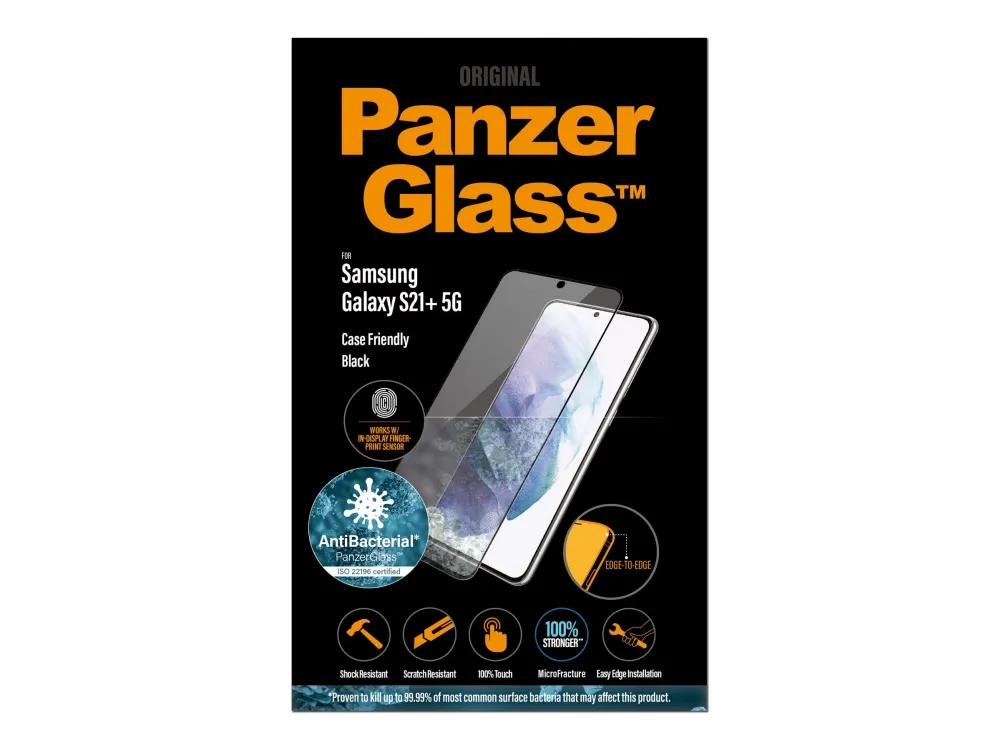 PanzerGlass Samsung Galaxy S21  FP CF AB Edge-to-Edge, black