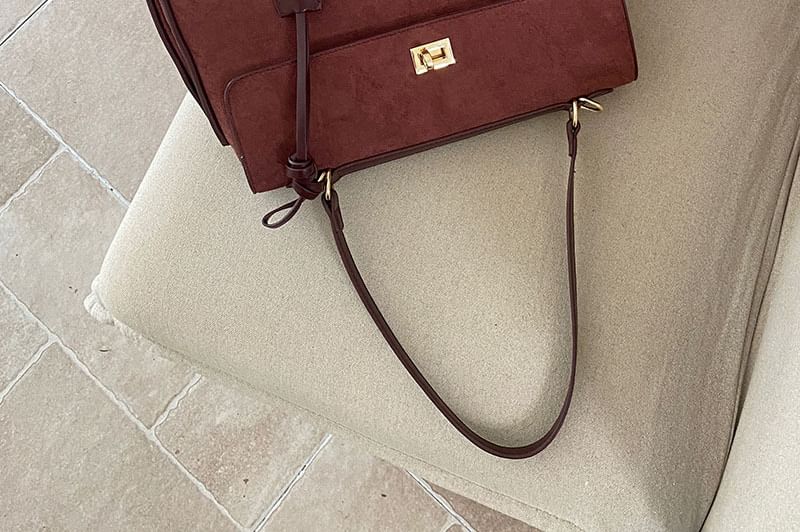 Emplidope - Kunstsuède Satchel Bag