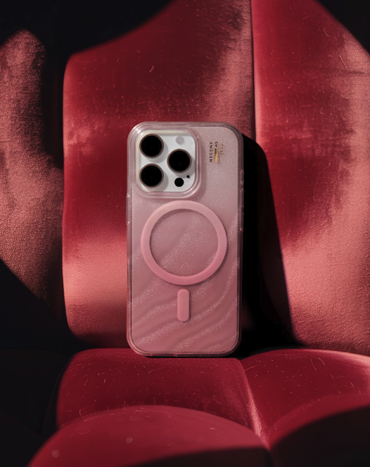 iPhone 16 MagSafe Hardcase Hülle Clear Case Recycled (IDCLCMS-I2461-563) - Rose Blush