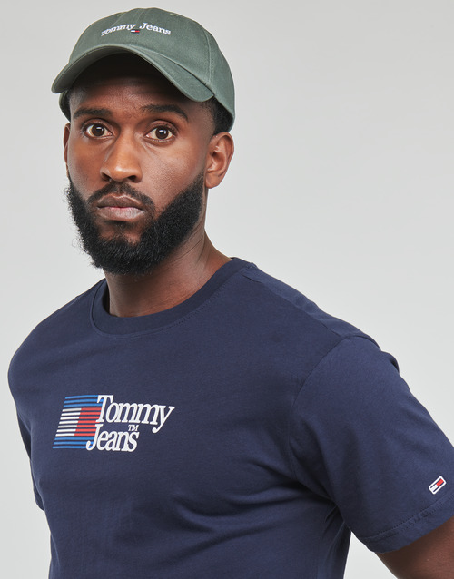 Tommy Jeans - TJM CLSC RWB CHEST LOGO TEE - Marine