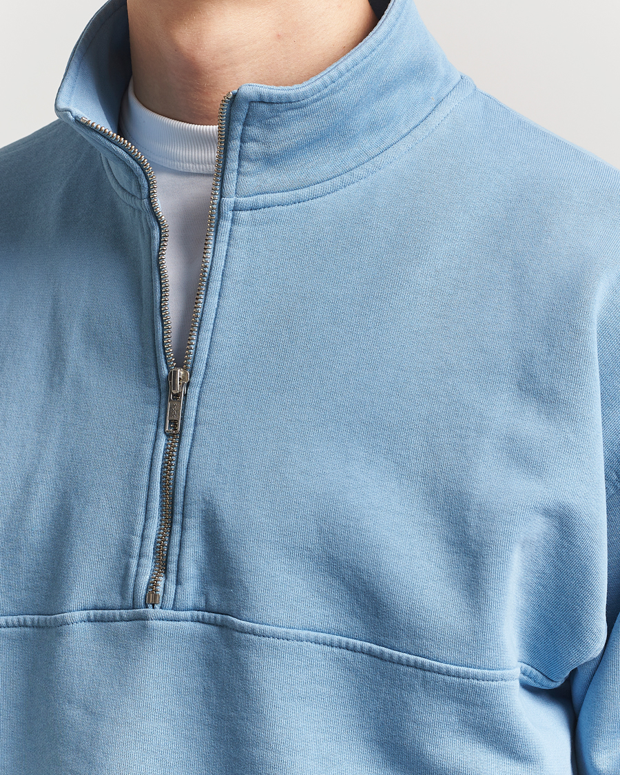 Colorful Standard Classic Organic Half-Zip Seaside Blue