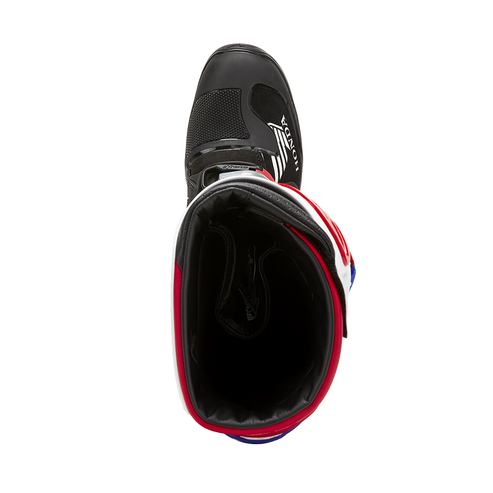 Alpinestars - Bottes Tech 7 Enduro Drystar® Honda Noir / Blanc / Bleu / Rouge fluo