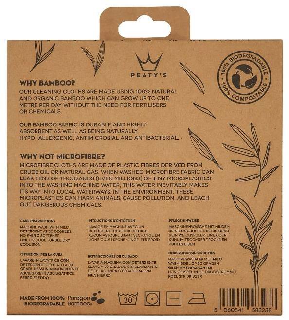 Peaty's Bamboo Bicycle Cleaning Cloths