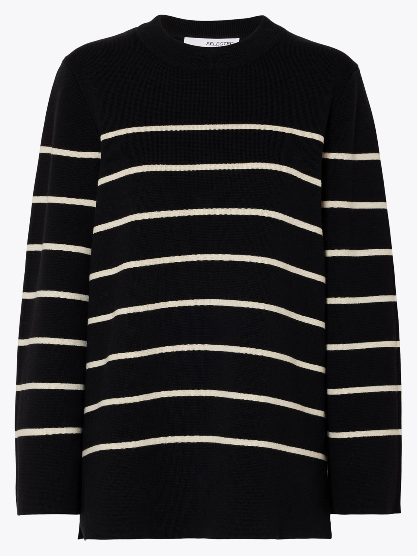 Liva Long Sleeve Long Knit O-Neck