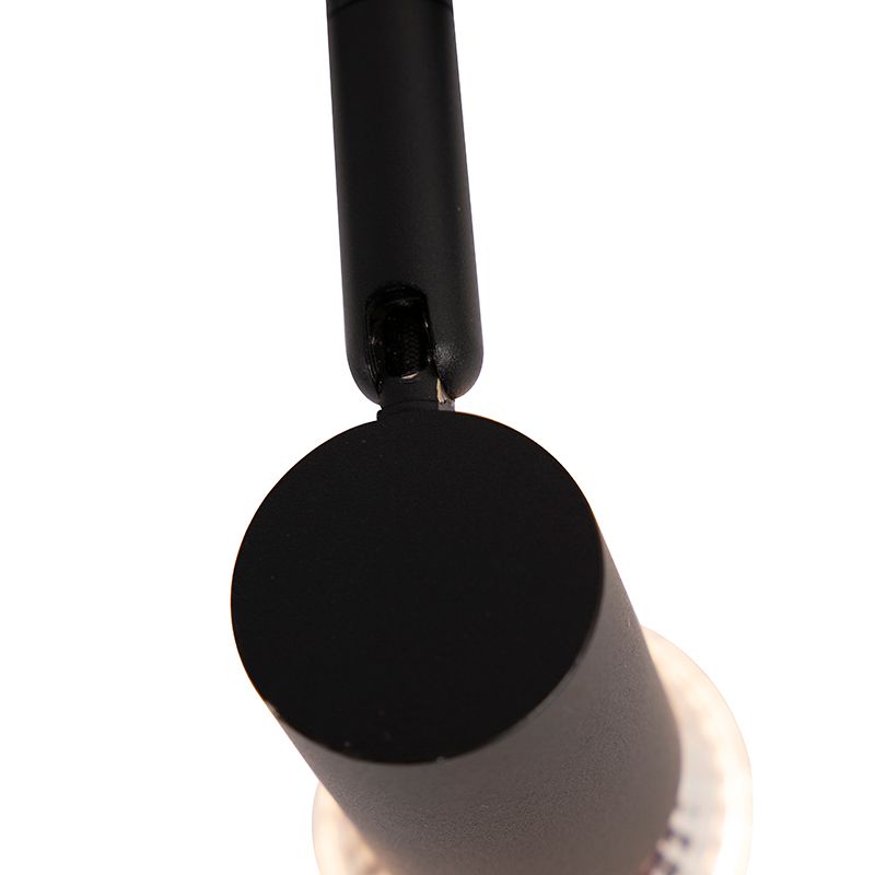 Railspot zwart voor 3-fase rail GU10 50mm - 3-Phase Jeany