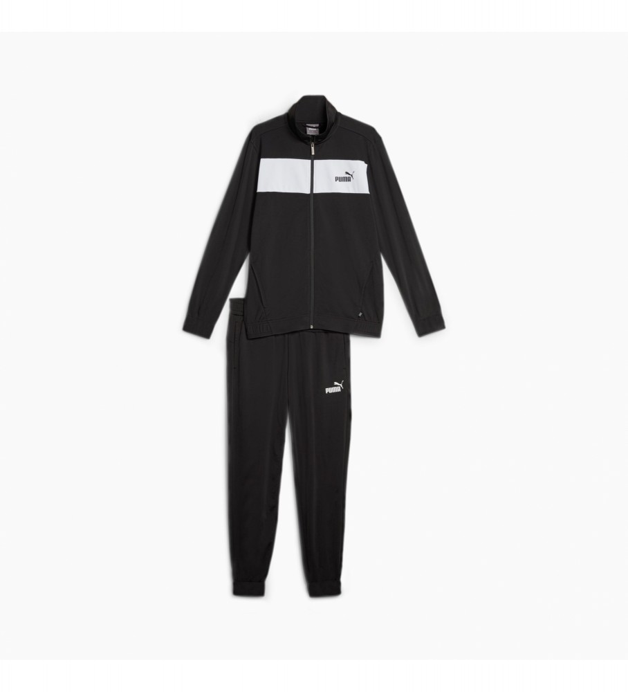 agasalho Puma preto de poliéster