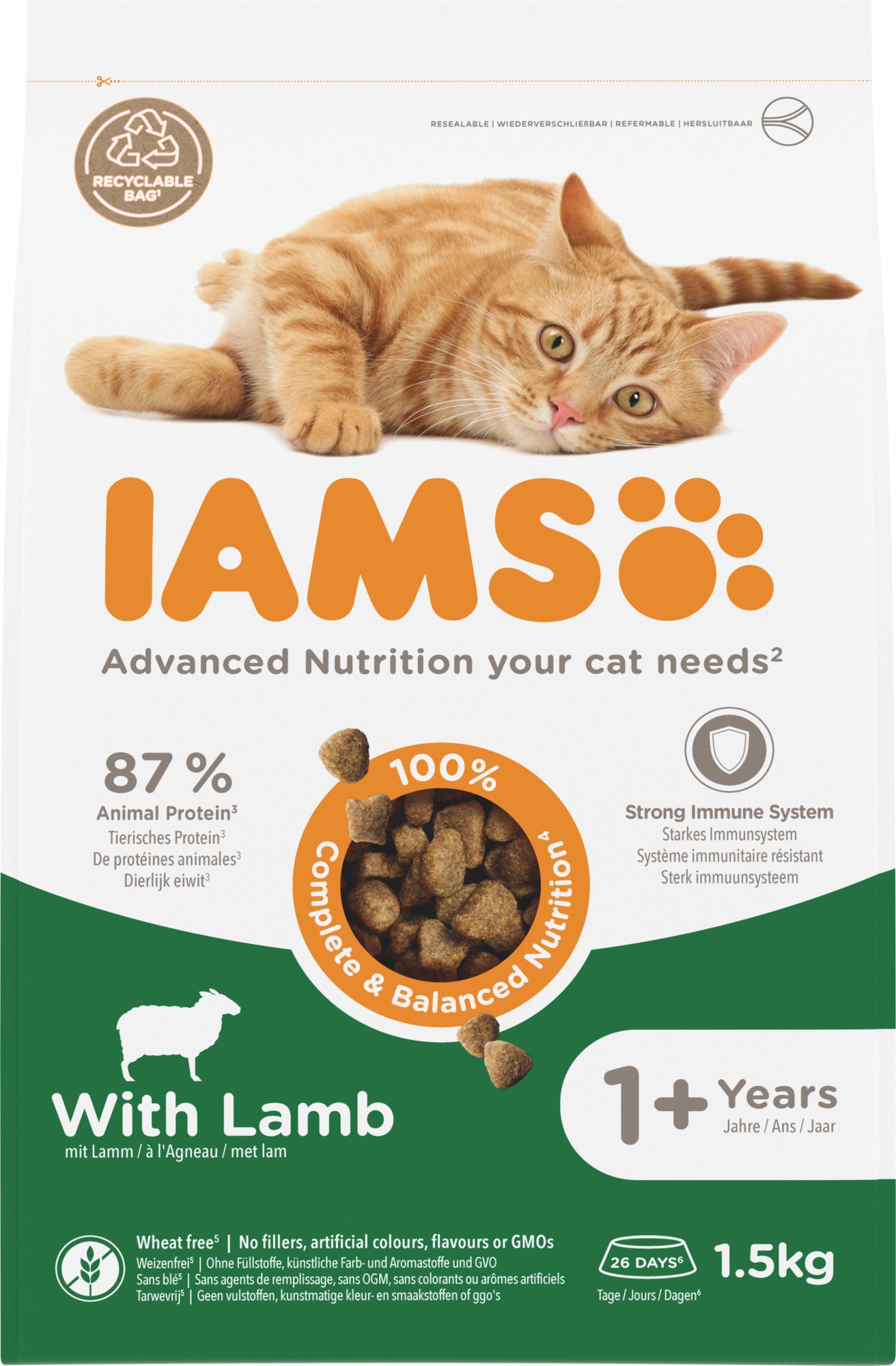 IAMS for Vitality adult lam 1,5 kg
