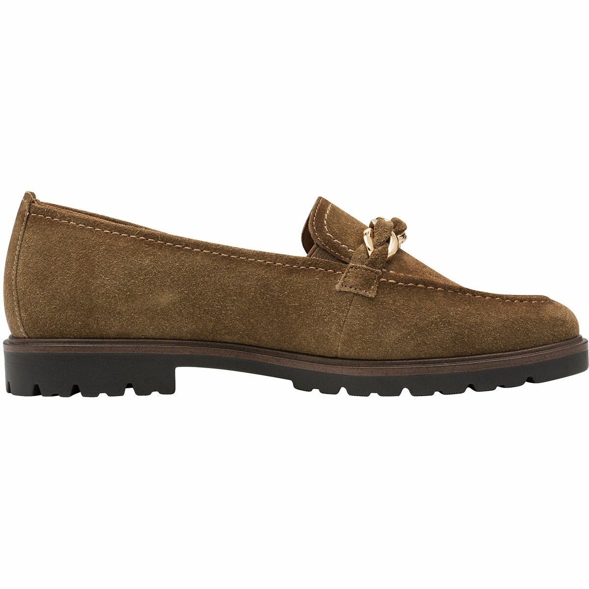 TAMARIS<br>Mocassins em leer