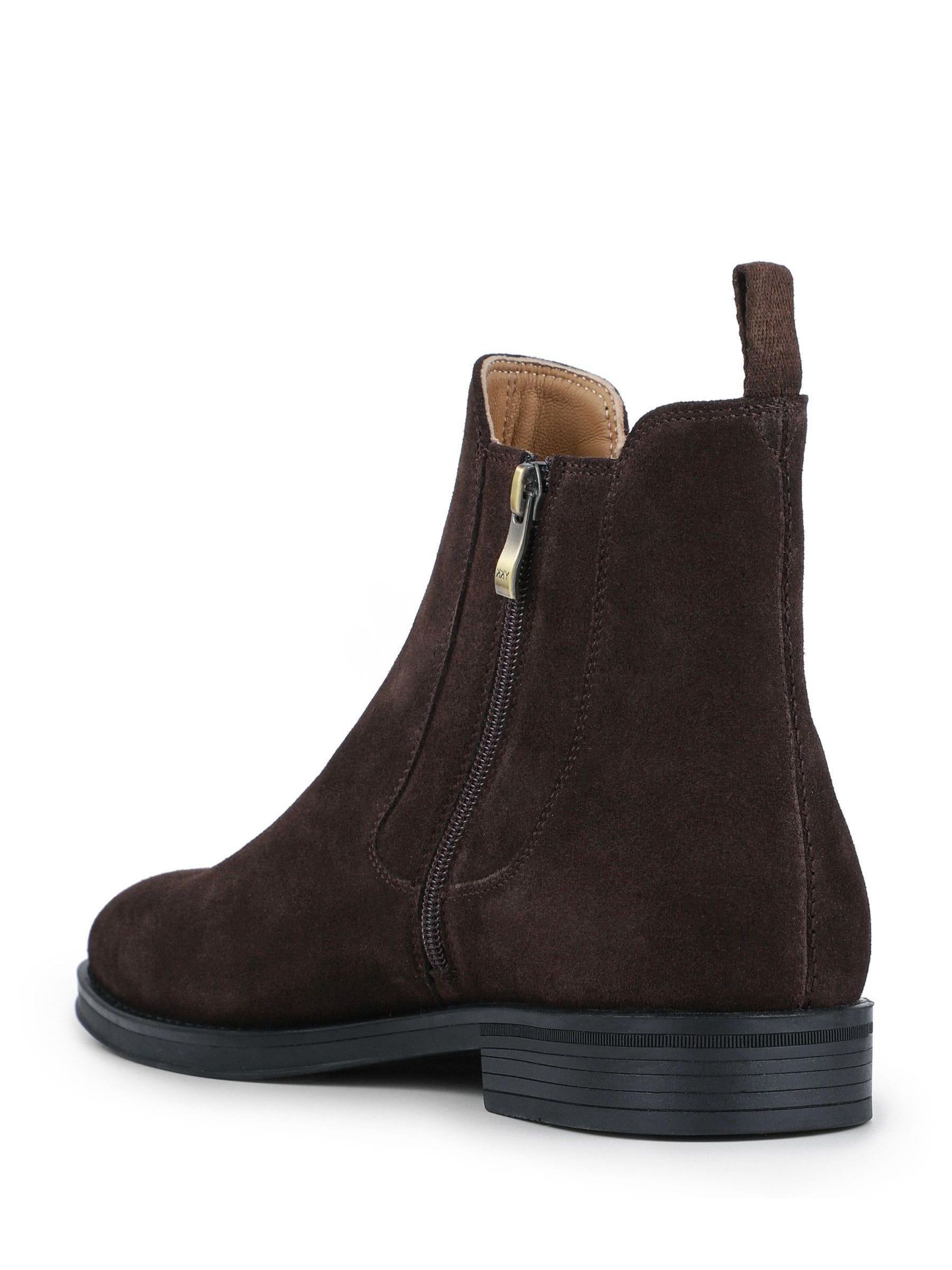 Bruin - Jones Bootmaker Gibson Leather Wide-Fit Chelsea Boots