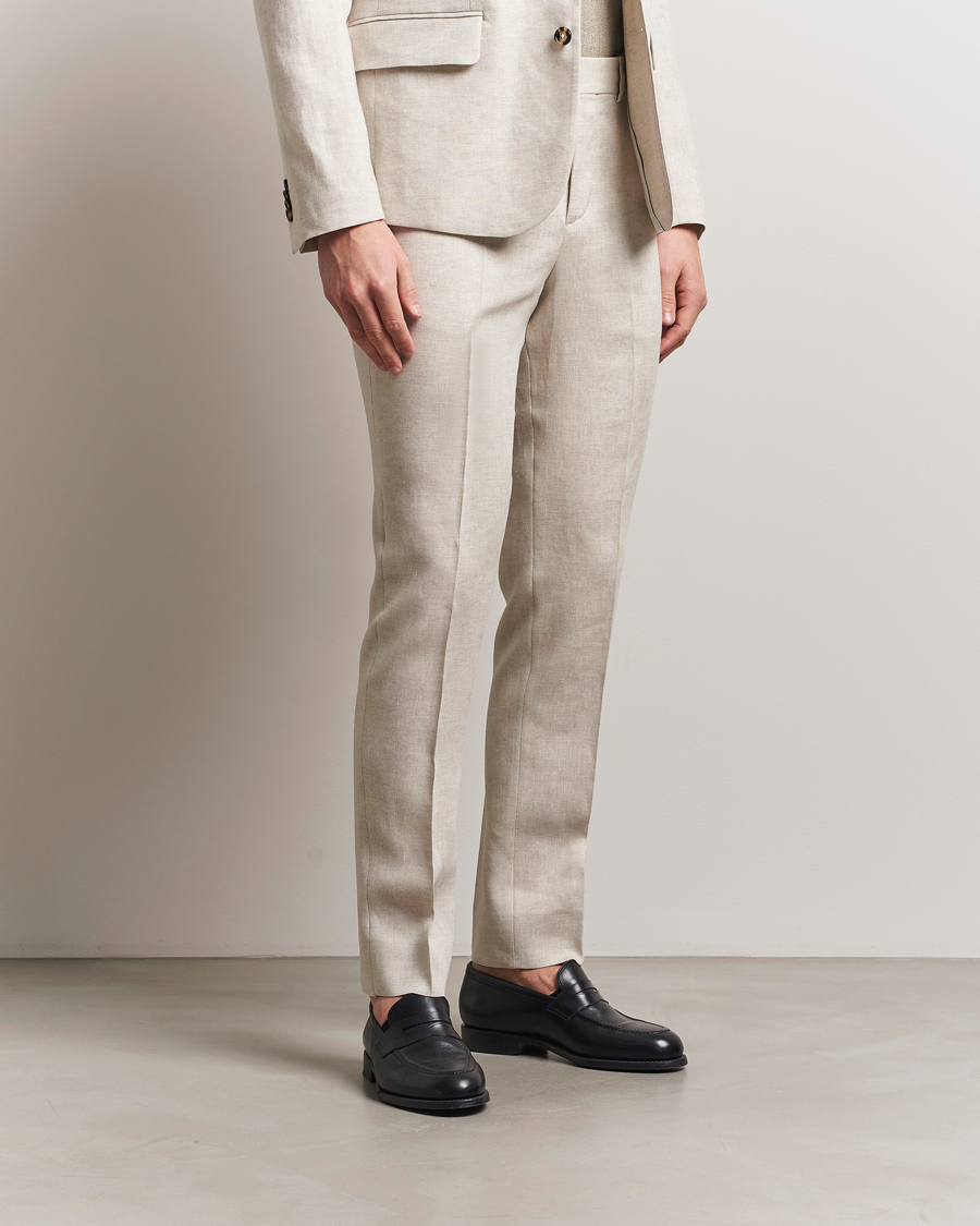 J.Lindeberg Grant Super Linen Pants Moonbeam