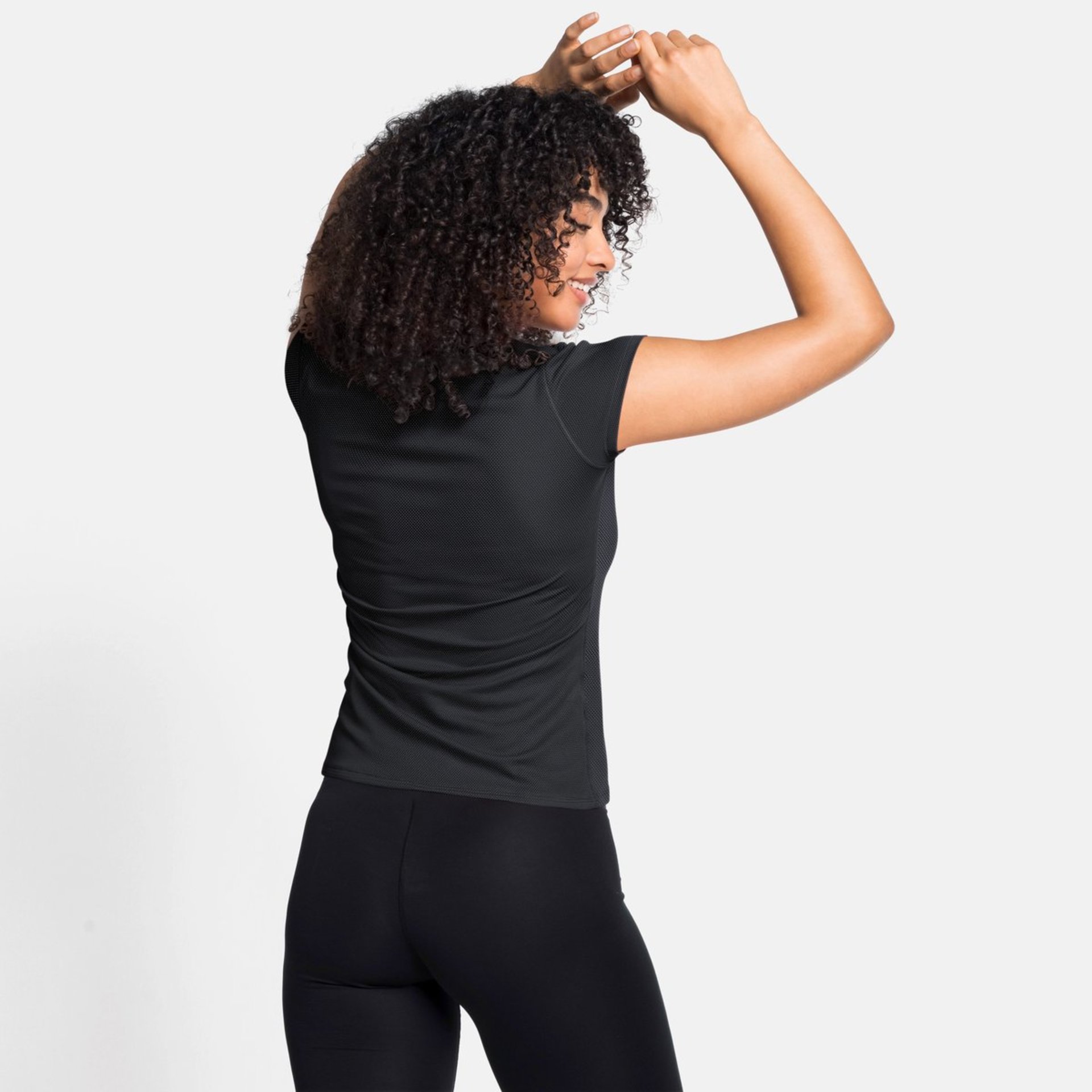 Odlo Active F-Dry Light Eco Ondershirt Korte Mouwen Zwart Dames