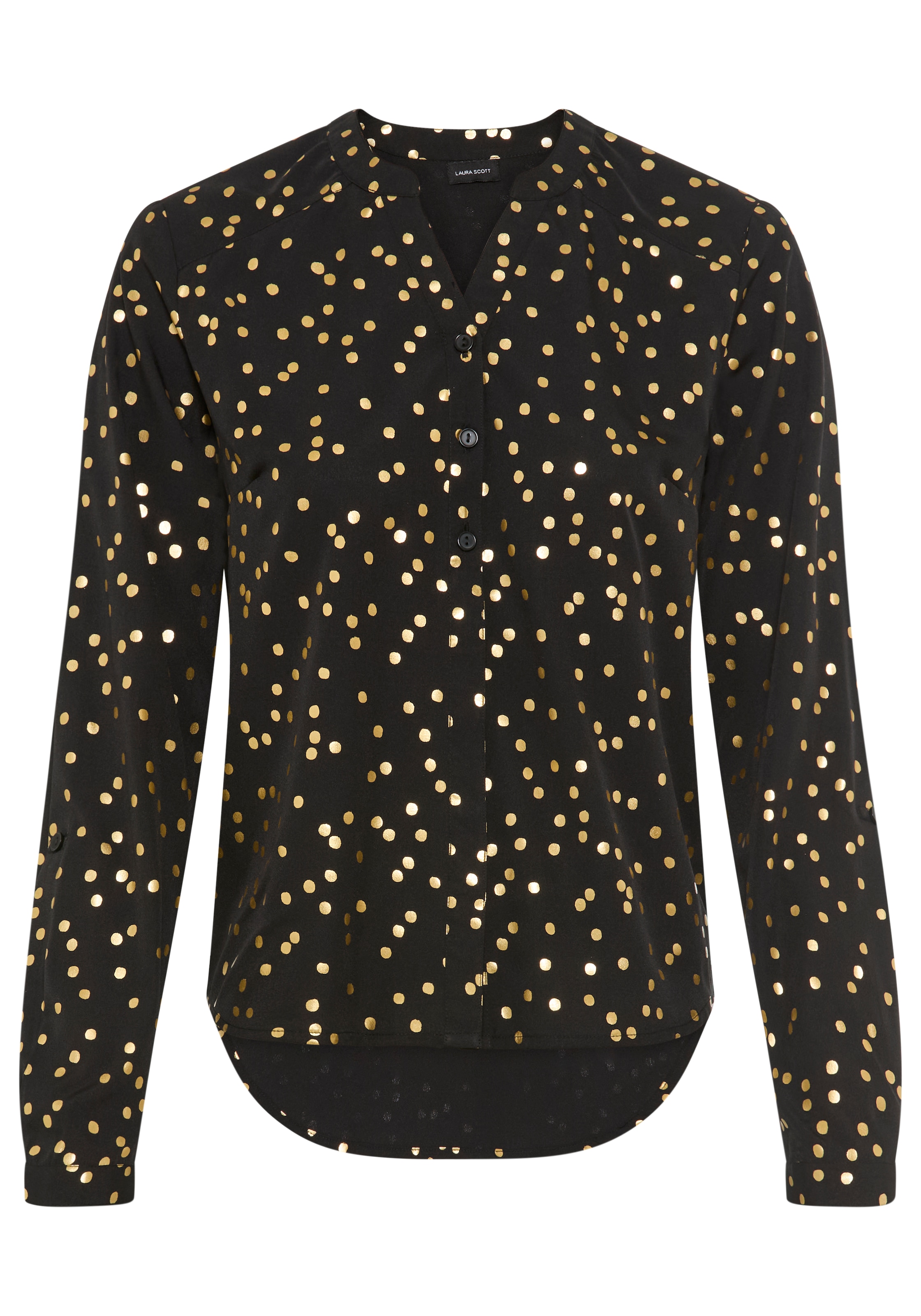 Laura Scott Langarmbluse , mit Glitzerdruck