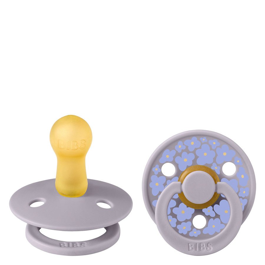 BIBS Pacifier Colour Latex Studio Collection Jasmine Fossil Grey Mix Size 2