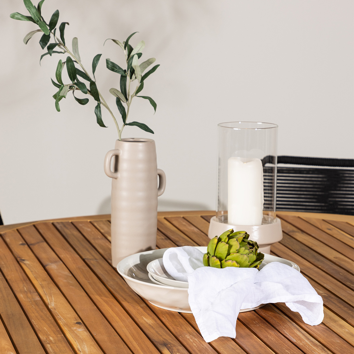 Houten tuintafel Tobias Naturel