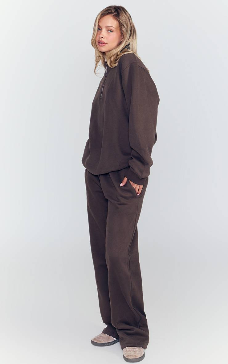 Espresso Pantalon De Jogging À Jambe Droite