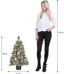 Black Box Trees - Kaprun - Kunstkerstboom - Groen - 90 cm - 20 LED-lampjes