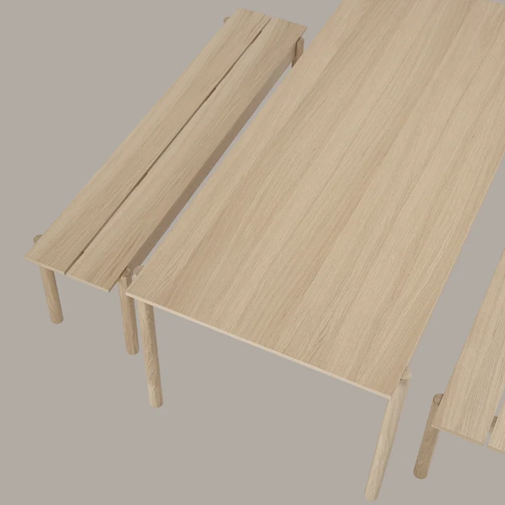Muuto - Linear Wood Bank 110 x 34 cm, Eiche