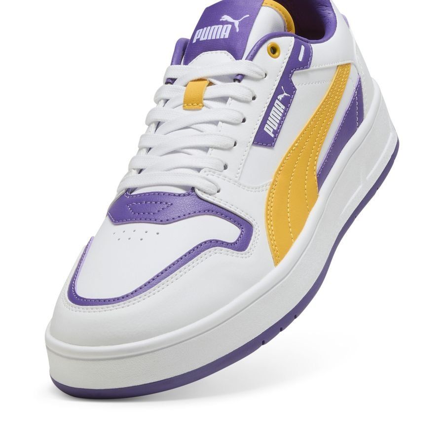 PUMA Court Classic Street Chaussures - Blanc/Violet/Jaune