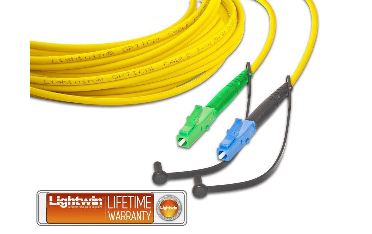 LWL-Patchkabel Singlemode LC/APC – LC, OS2, Simplex, 30 mSinglemode LC/APC-LC Simplex OS2 30 m