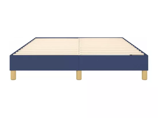 Sommier à lattes de lit Bleu 140x200 cm Tissu