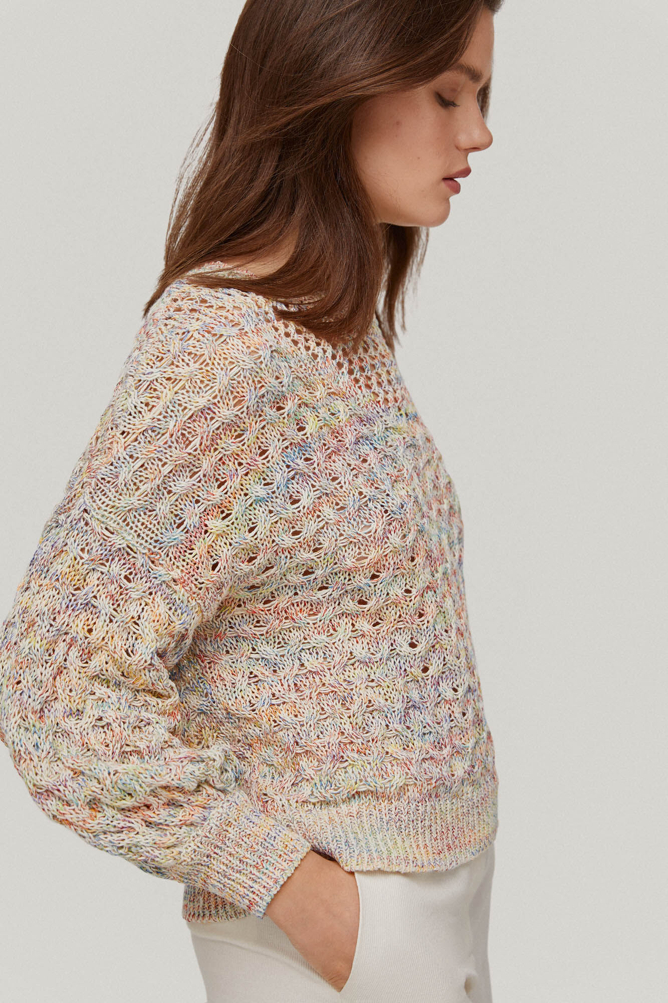 Camisa estruturada multicolorida - Variadas