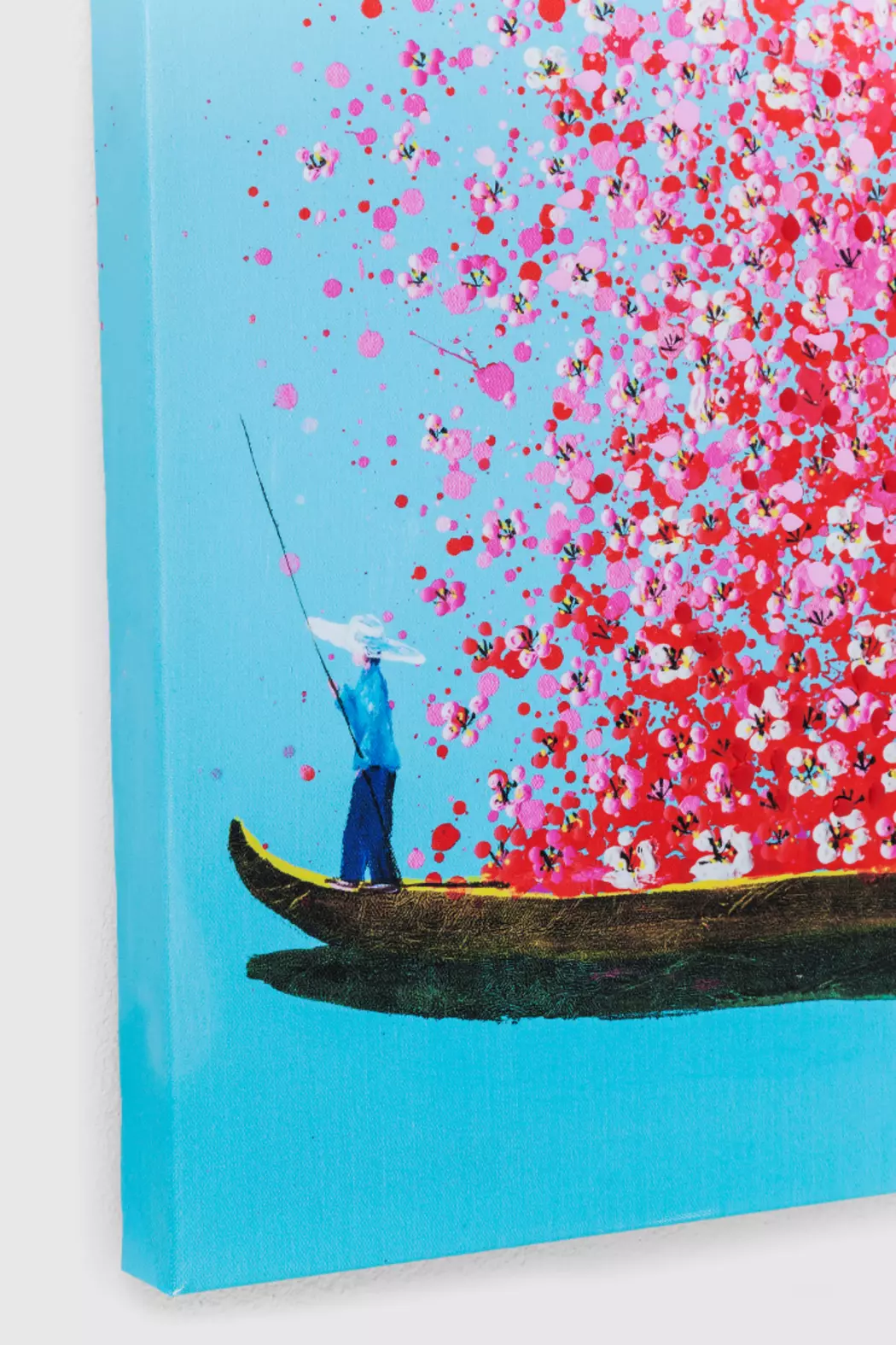 Wandbild 100 x 80 cm Touched Flower Boat