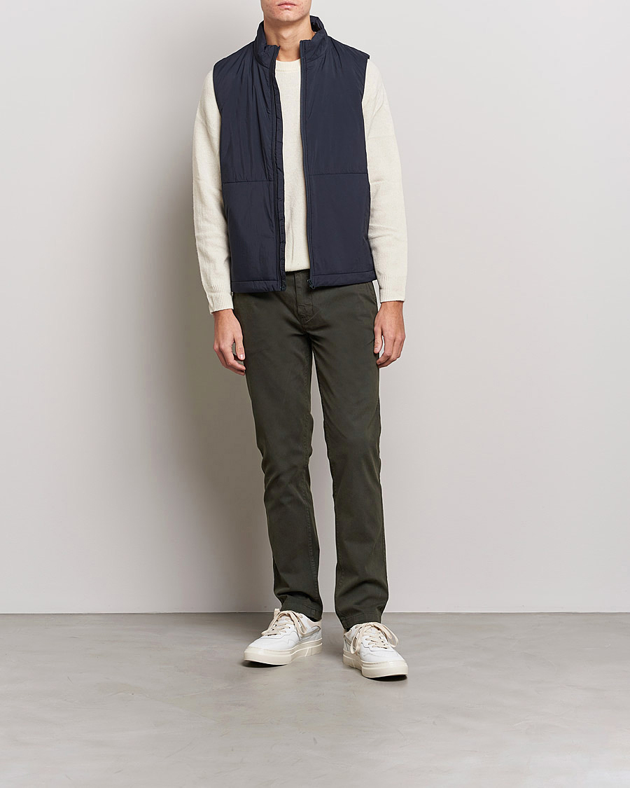 NN07 Marco Slim Fit Stretch Chinos Dark Green