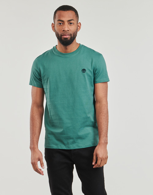 Timberland - Short Sleeve Tee - Gris / Bleu