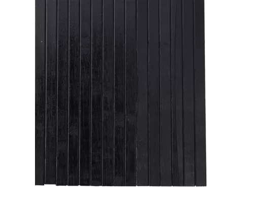 Cloison de séparation noir 165x250 cm bambou