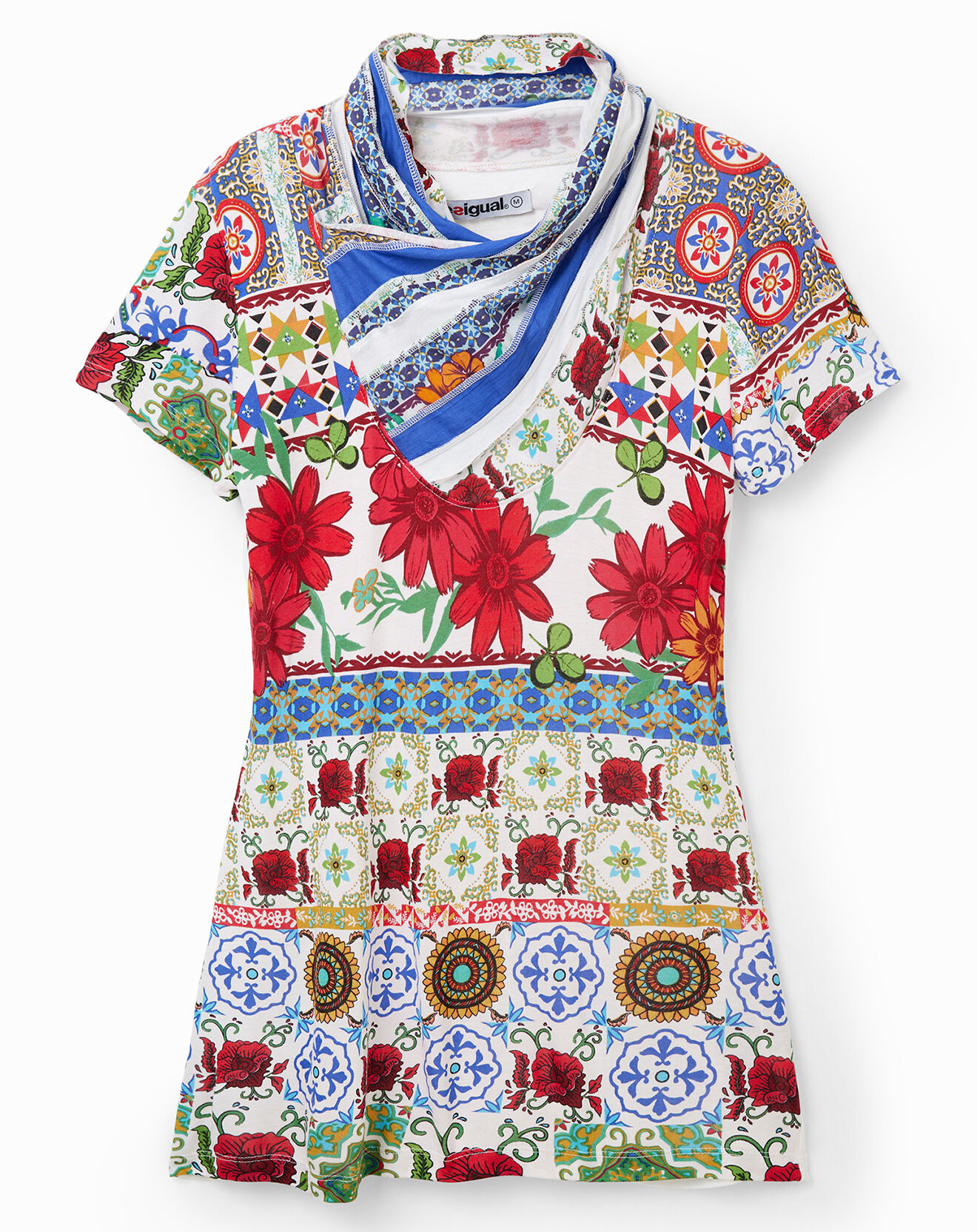 Desigual Tunique Aria multicolore