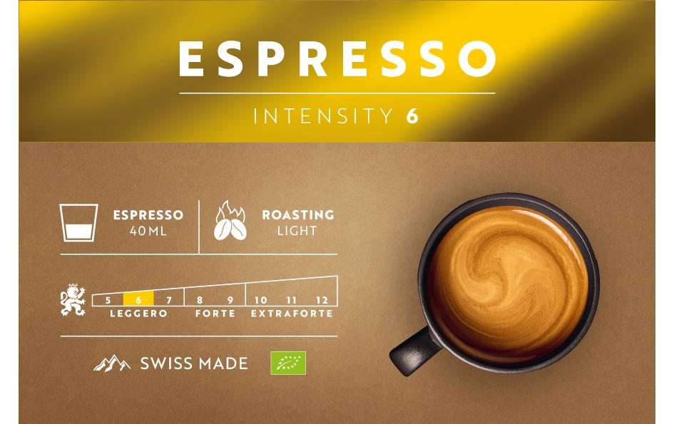 Professional Pads Espresso Bio & Fairtrade 50 StückNespresso Professional Pads