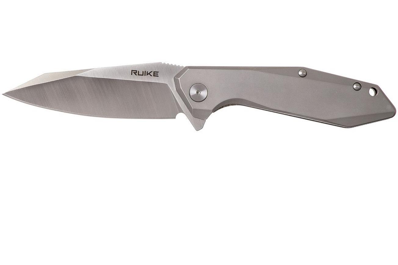 Ruike P135-SF zakmes, Stonewashed finish