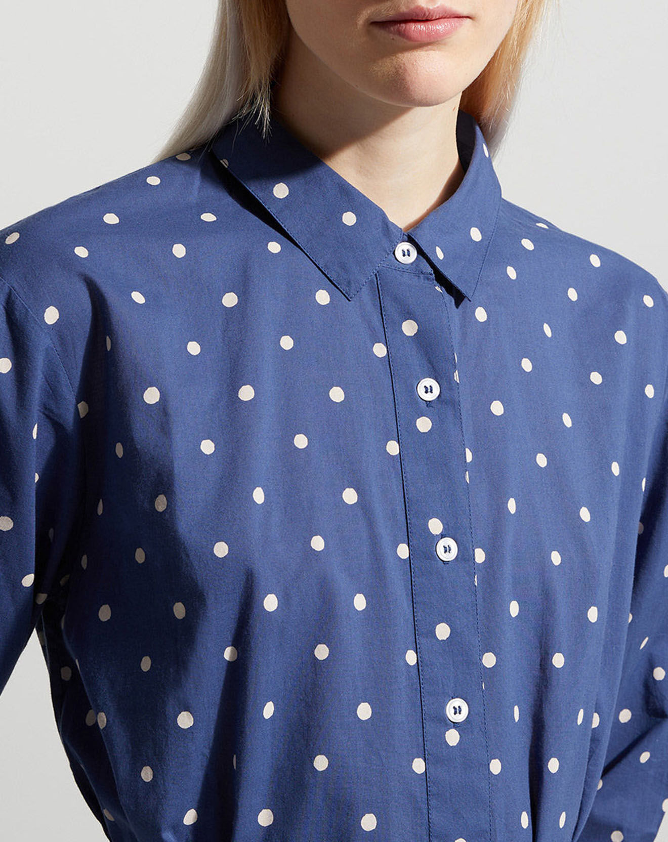 Jodhpur Robe Ramelia indigo bleu/écru