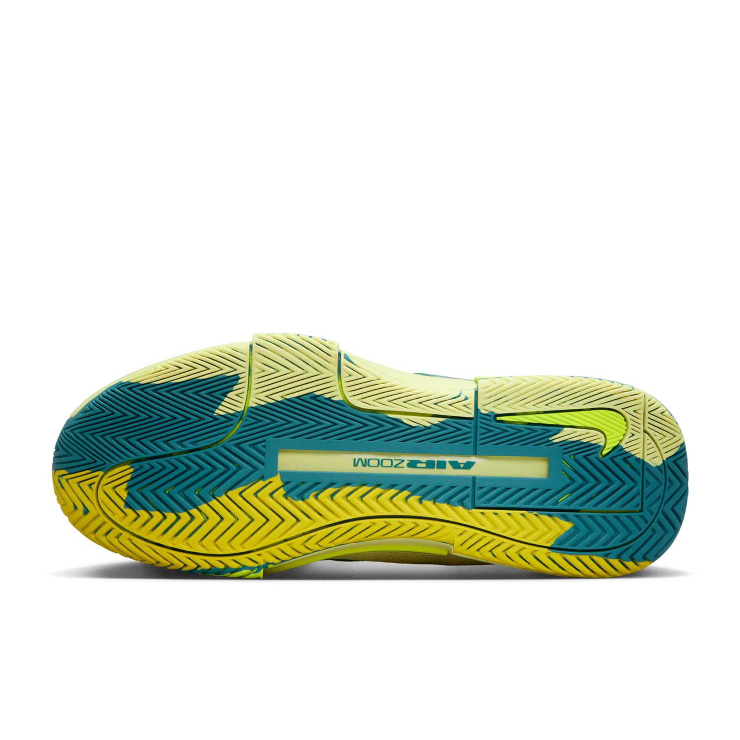 Nike Zoom GP Challenge 1 PRM Chaussures Toutes Surfaces Femmes - Jaune Lemon, Bleu Petrol