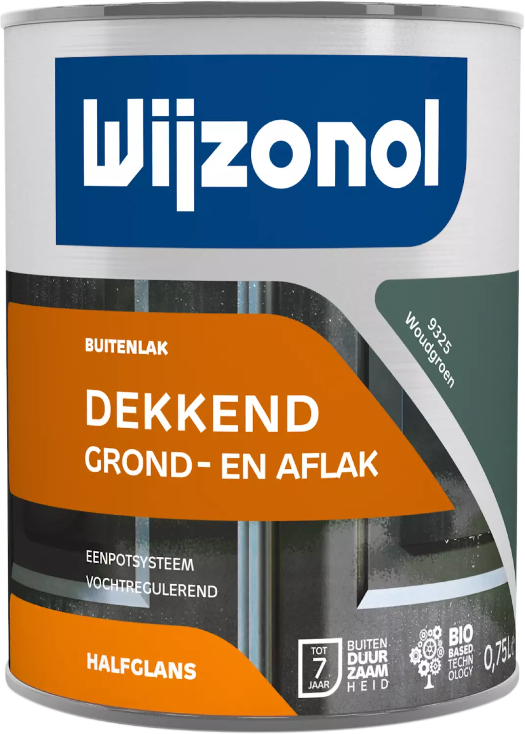 Wijzonol Grond- en aflak in één - 9325 Woudgroen - 0,75L