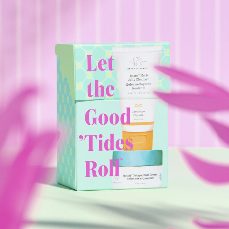DRUNK ELEPHANT Let the Good 'Tides Roll - Plejeprodukter til ansigtet i rejsestørrels