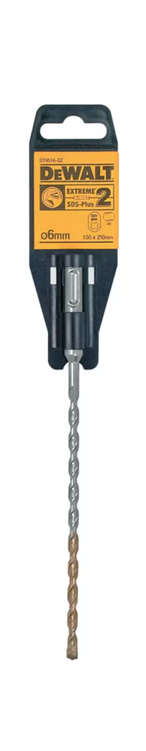 DeWALT DT9516 SDS-Plus EXTREME 2 Hamerboor - 2 snijvlakken - 6 x 150 x 210mm