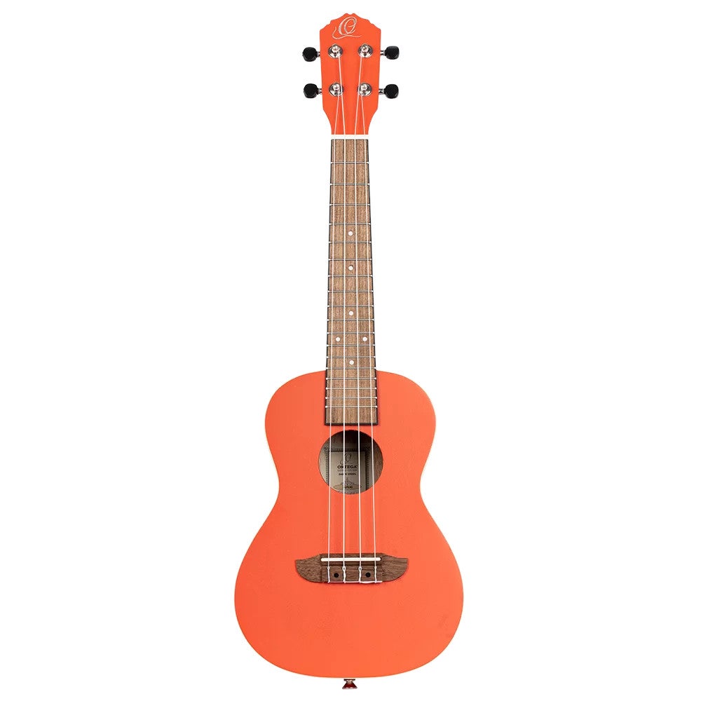 Ortega RUPUKI Earth Series Concert Size Ukulele Pumpkin Orange concert ukelele