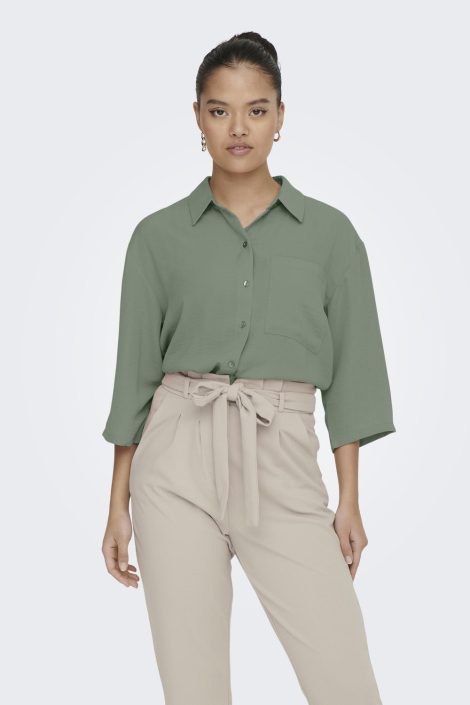 Jacqueline de Yong groene dames blouse
