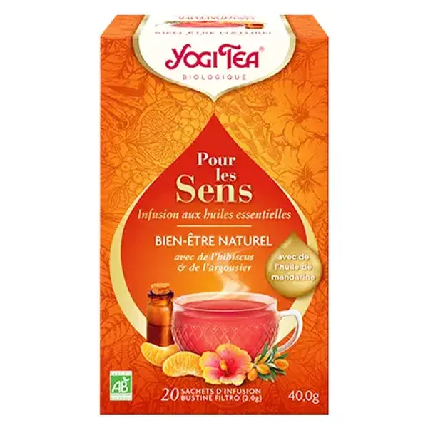 Chá Yogi - Bem-estar Natural - Ervas e Óleos Essenciais - 17 sachês