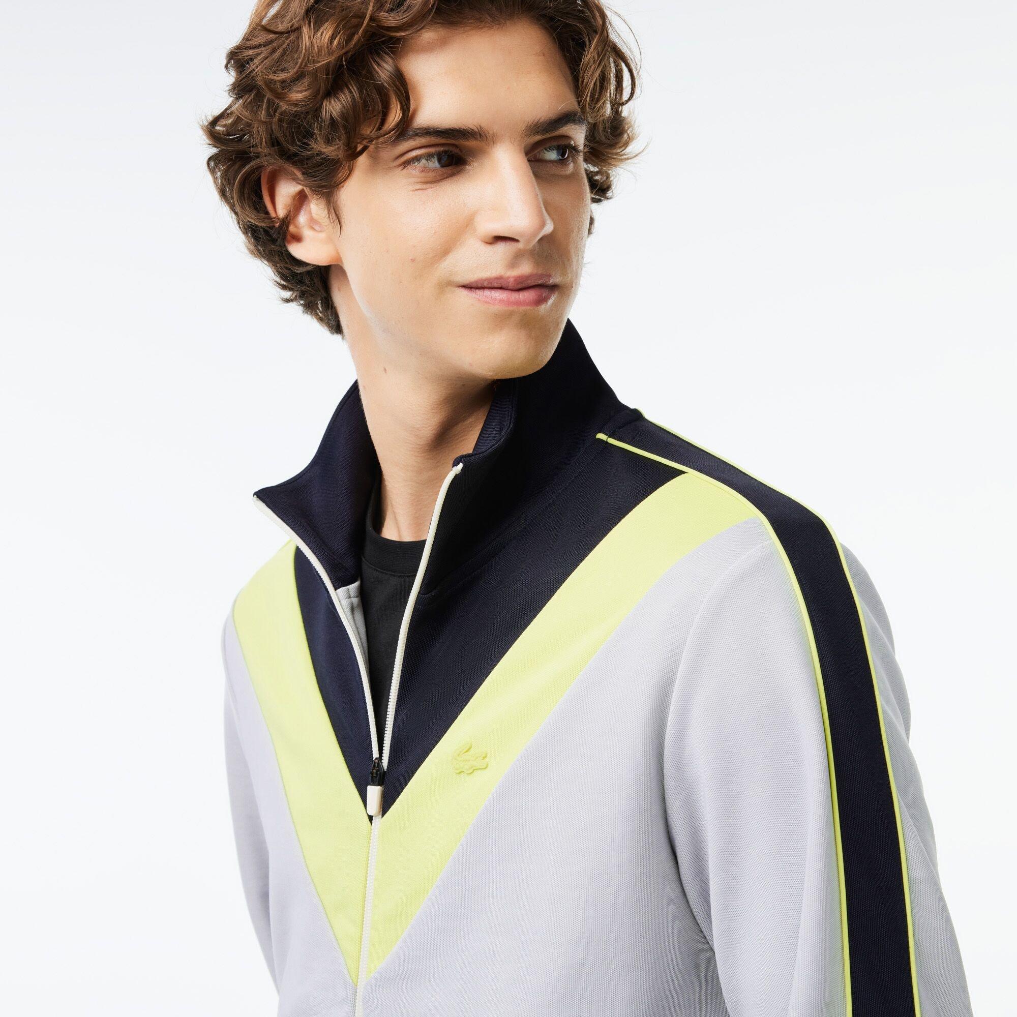 Lacoste Colour Block Full Zip Hoodie