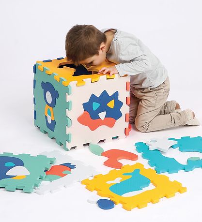 Ludi Schaumstoffboden - Mit Tieren - 9 st. - Multi