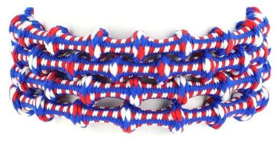 Lacets Running Xtenex Original 75 cm Bleu/Blanc/Rouge