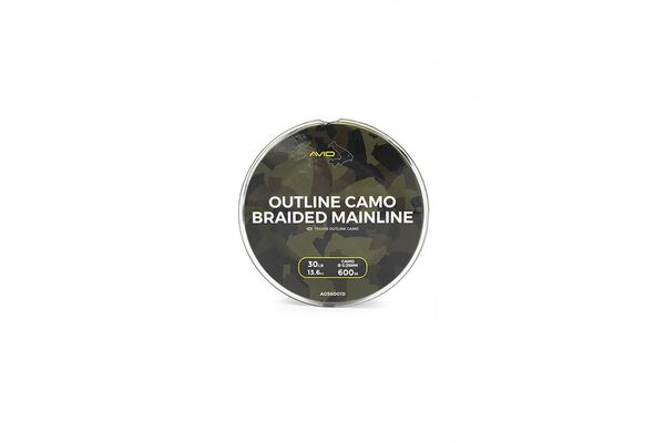 Avid Carp Outline Camo Braided Mainline 0,2 5mm (13,6 kg/30 lb)