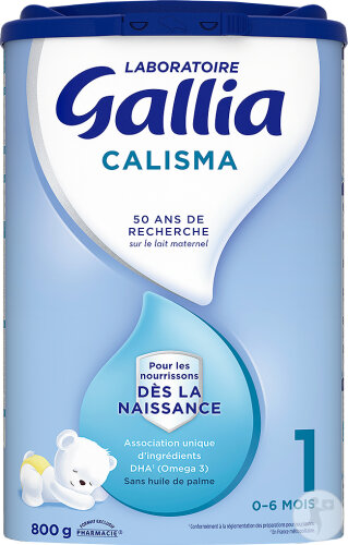 Gallia Calisma 1 Lait En Poudre 1er Âge 0-6 Mois Boîte 800g