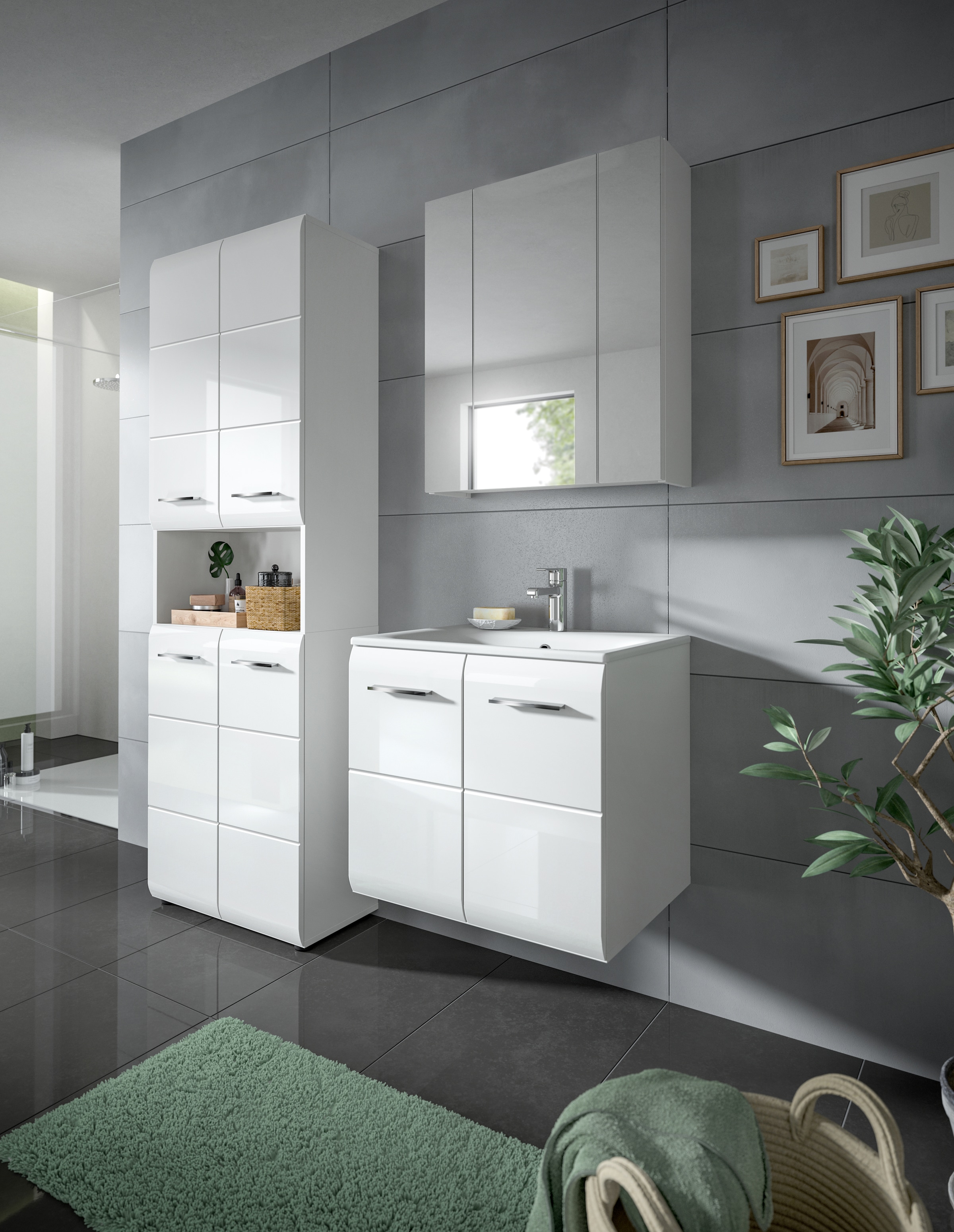 INOSIGN Badezimmer-Set Set, 4 Stk. tlg.